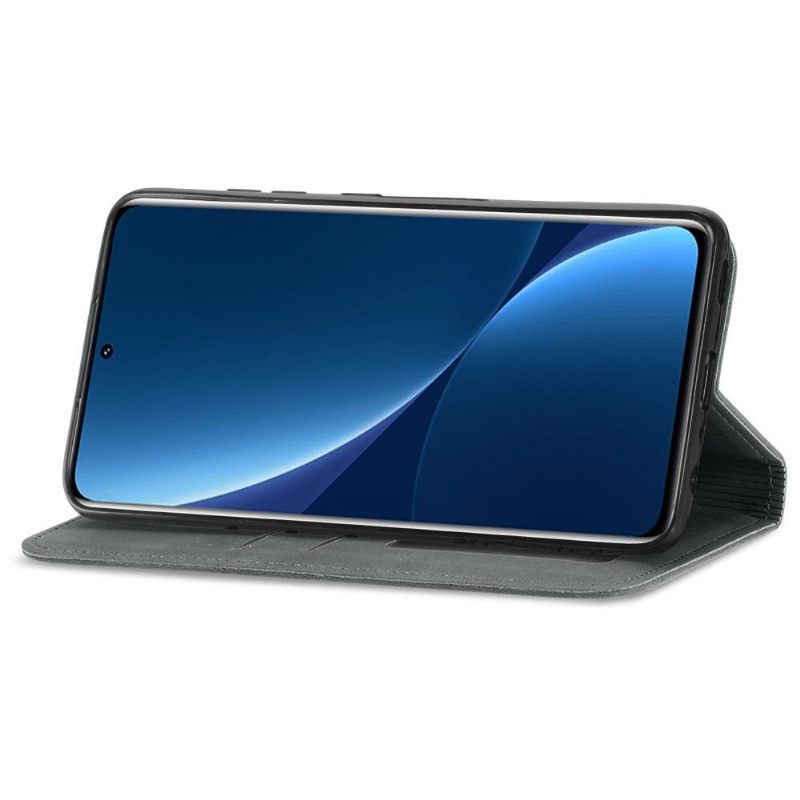 Flip Case voor Xiaomi 12 Pro Zakelijk Retro