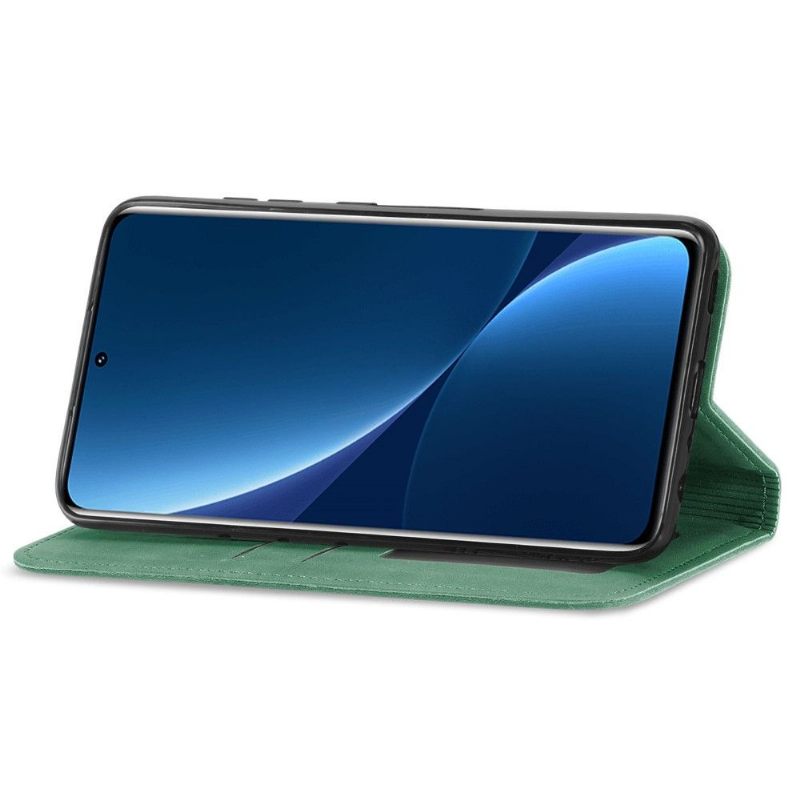 Flip Case voor Xiaomi 12 Pro Zakelijk Retro