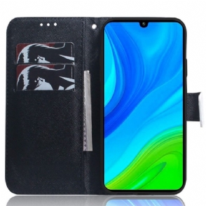Folio-hoesje voor Xiaomi 12 Pro Anti-fall Kattenillustratie