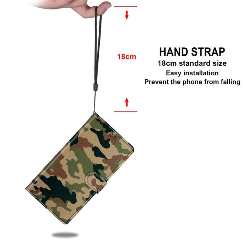 Folio-hoesje voor Xiaomi 12 Pro Camouflage