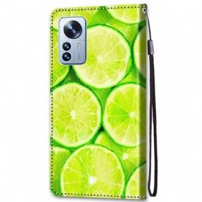 Folio-hoesje voor Xiaomi 12 Pro Citroen