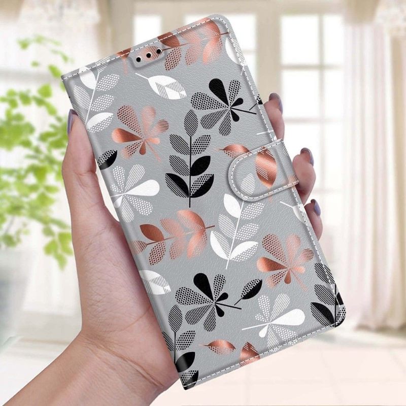 Folio-hoesje voor Xiaomi 12 Pro Illustratie Van Wilde Bladeren