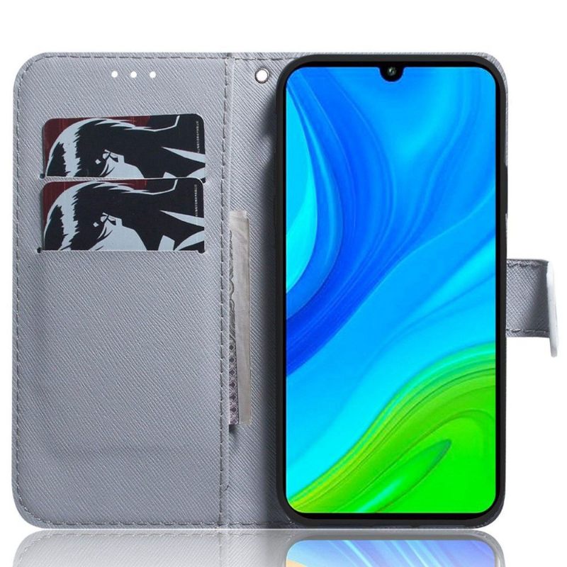 Folio-hoesje voor Xiaomi 12 Pro Witte Bloemen