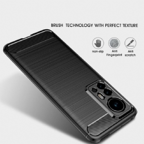 Hoesje voor Xiaomi 12 Pro Anti-fall Geborsteld Siliconeneffect