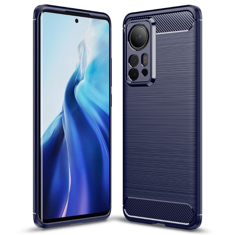 Hoesje voor Xiaomi 12 Pro Anti-fall Geborsteld Siliconeneffect