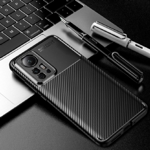 Hoesje voor Xiaomi 12 Pro Koolstofvezelstyling