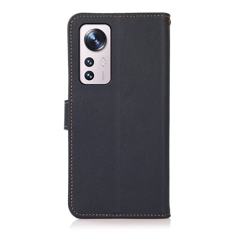 Leren Hoesje voor Xiaomi 12 Pro Bescherming Khazneh Klassiek Leer