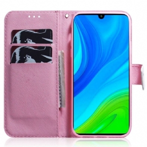Leren Hoesje voor Xiaomi 12 Pro Leuke Kat