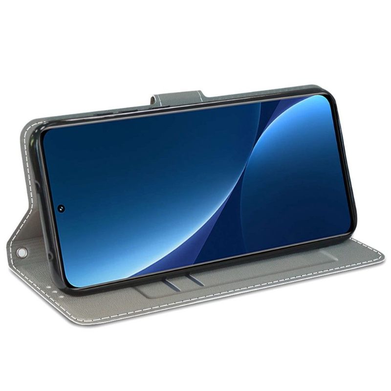 Leren Hoesje voor Xiaomi 12 Pro Waterdruppels