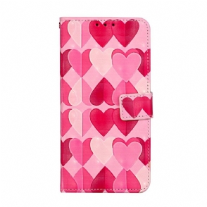 Flip Case voor Samsung Galaxy A51 Harten