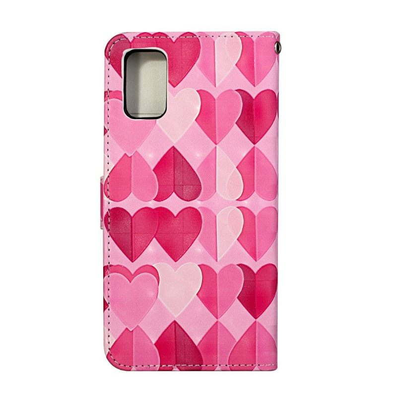 Flip Case voor Samsung Galaxy A51 Harten