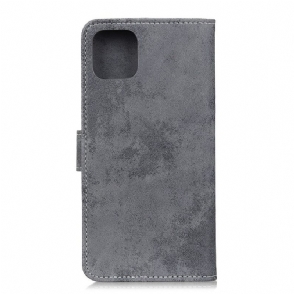 Folio-hoesje voor Samsung Galaxy A51 Cyrius Kunstleer Vintage