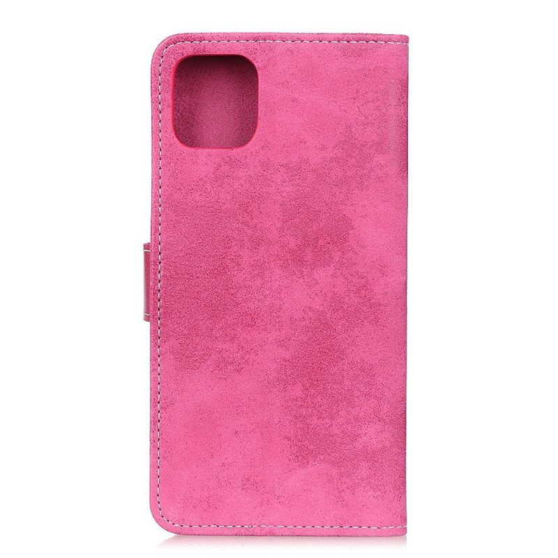 Folio-hoesje voor Samsung Galaxy A51 Cyrius Kunstleer Vintage