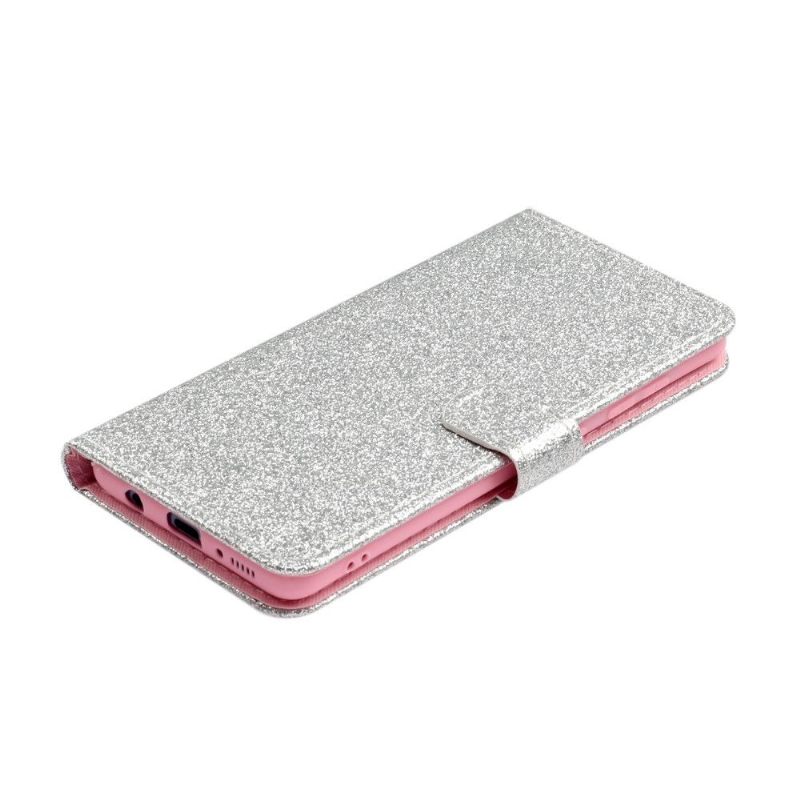 Folio-hoesje voor Samsung Galaxy A51 Kunstleer Pailletten