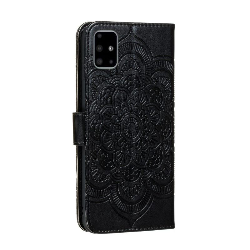 Folio-hoesje voor Samsung Galaxy A51 Mandala-leereffect