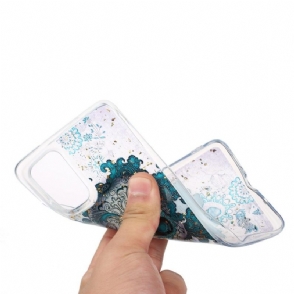 Hoesje voor Samsung Galaxy A51 Bloemenschedel