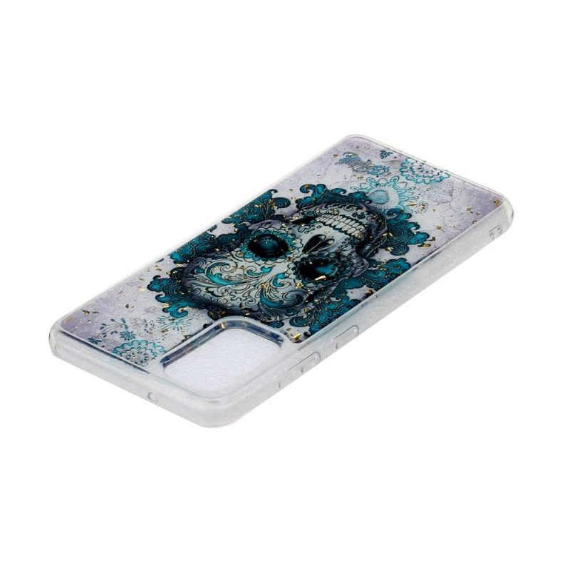 Hoesje voor Samsung Galaxy A51 Bloemenschedel