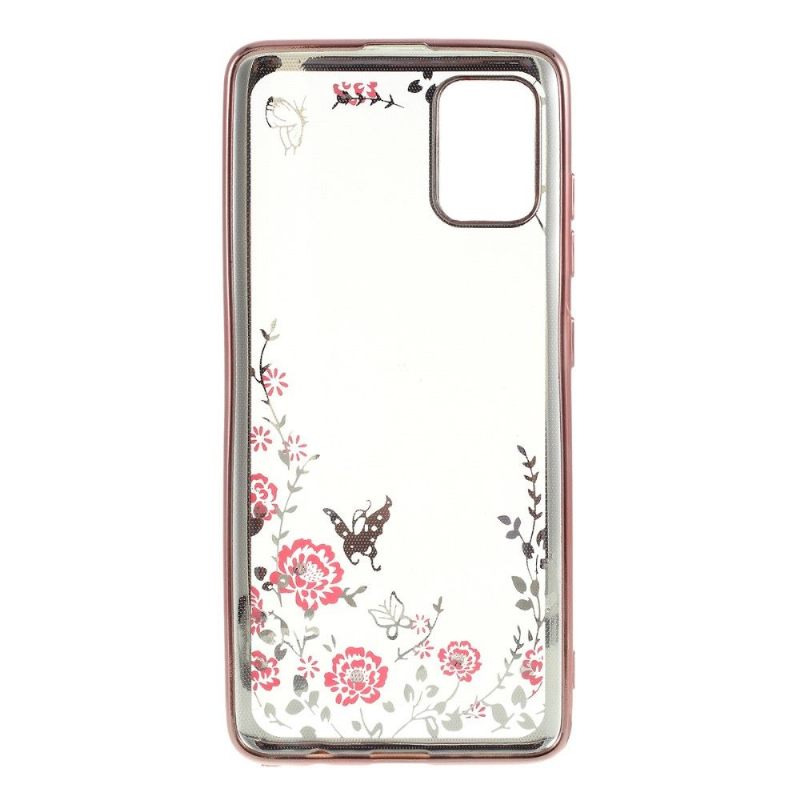 Hoesje voor Samsung Galaxy A51 Transparante Bloemen Lente