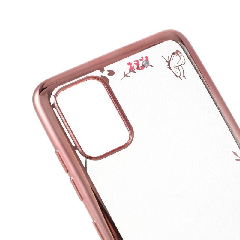 Hoesje voor Samsung Galaxy A51 Transparante Bloemen Lente