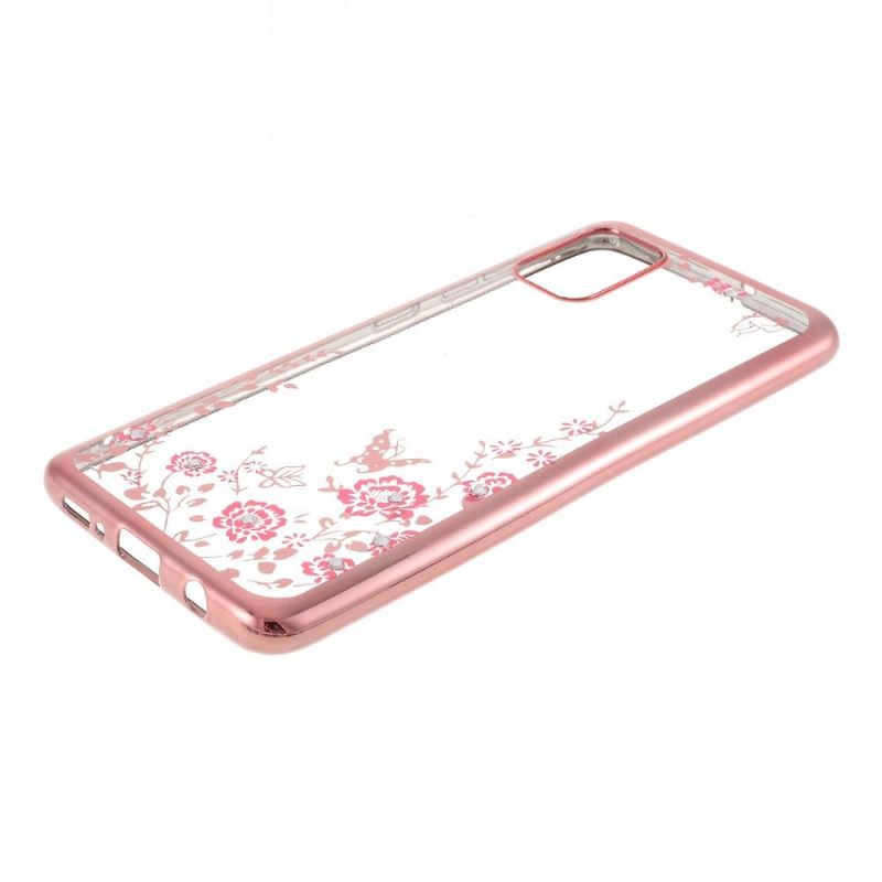Hoesje voor Samsung Galaxy A51 Transparante Bloemen Lente