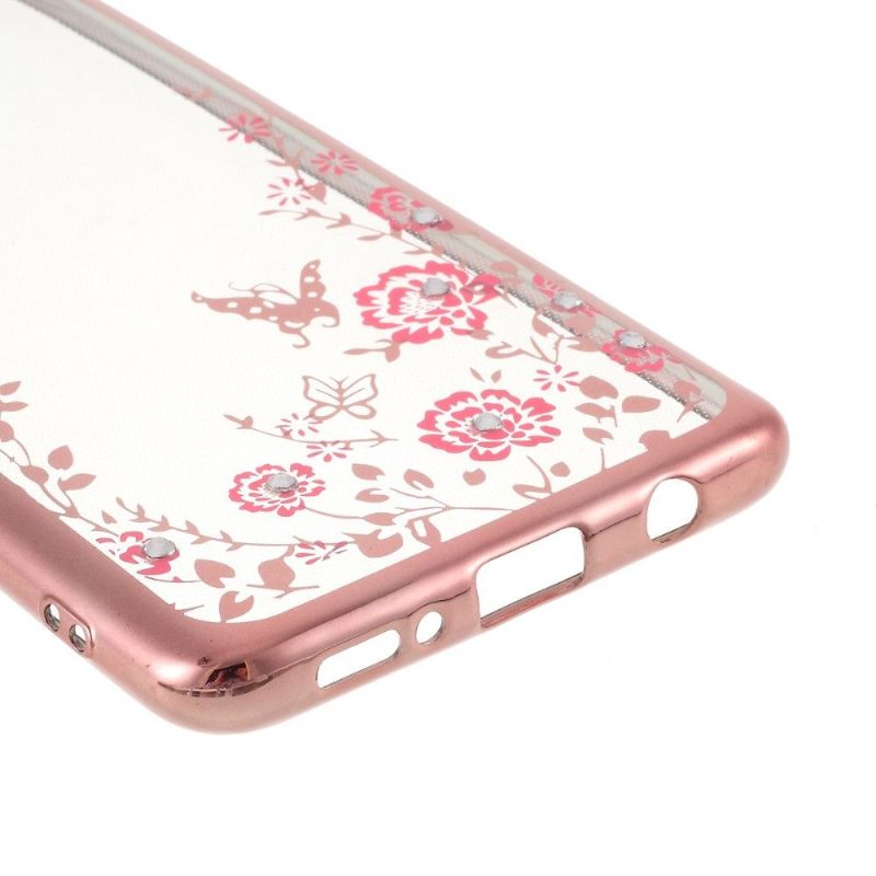Hoesje voor Samsung Galaxy A51 Transparante Bloemen Lente