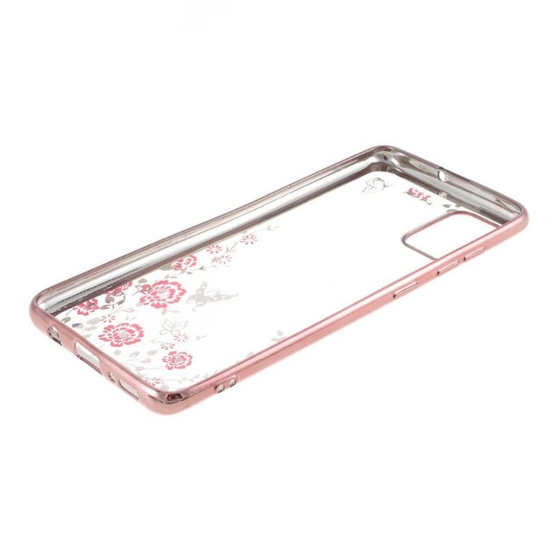 Hoesje voor Samsung Galaxy A51 Transparante Bloemen Lente