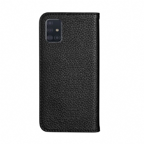 Telefoonhoesje voor Samsung Galaxy A51 Folio-hoesje Nerfachtig Kunstleer