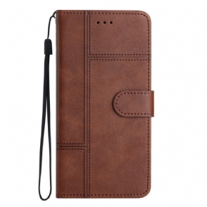 Folio-hoesje voor Google Pixel 7A Met Ketting Zaken In Lanyard