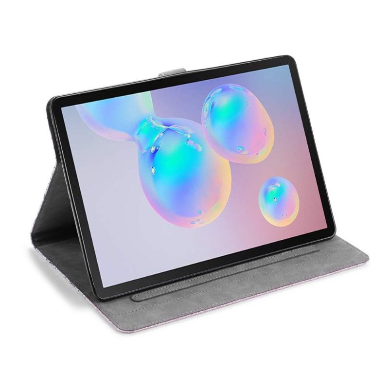 Folio-hoesje voor Samsung Galaxy Tab S6 Glamour Krokodilleneffect Pailletten