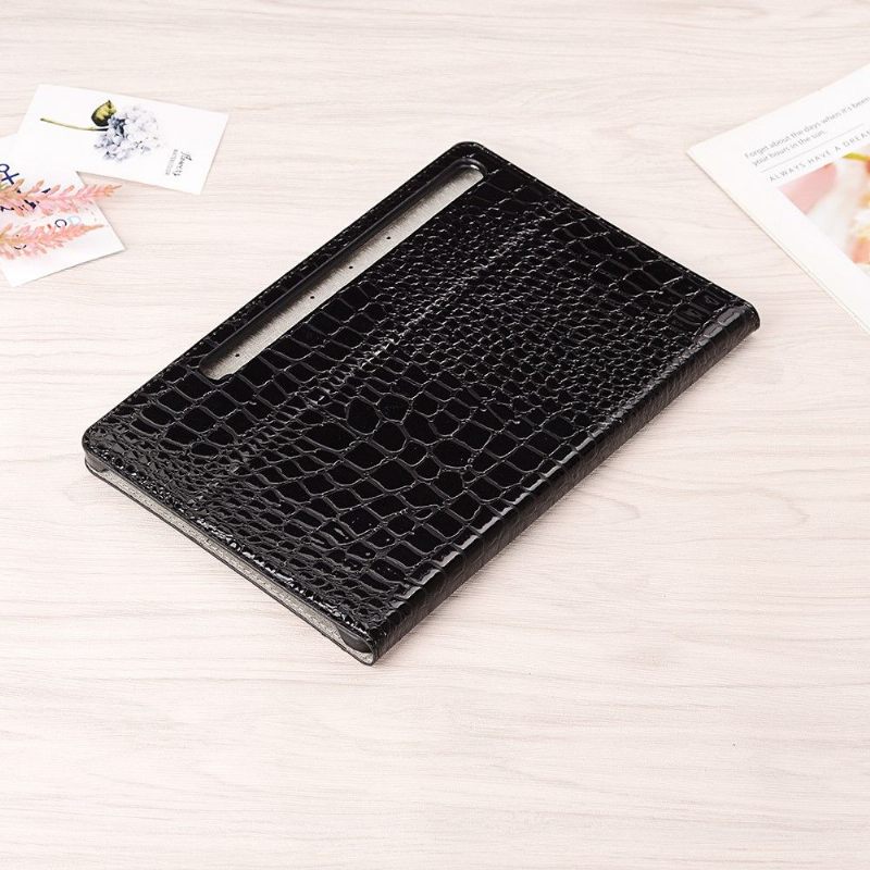 Folio-hoesje voor Samsung Galaxy Tab S6 Kunstleer Met Krokodilleneffect
