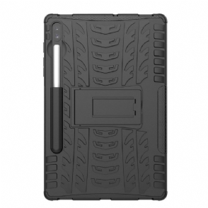 Hoesje voor Samsung Galaxy Tab S6 Antislip Met Geïntegreerde Ondersteuning