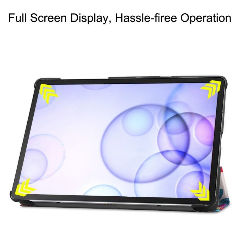 Hoesje voor Samsung Galaxy Tab S6 Folio-hoesje Slimme Vlinders En Bloemen