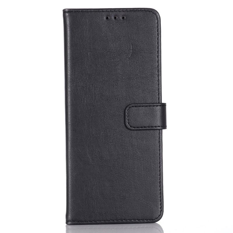 Cover voor Sony Xperia 10 II Folio-hoesje Retro Leereffect