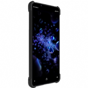 Hoesje voor Sony Xperia 10 II Class Protect Schokbestendig - Zwart Metaal