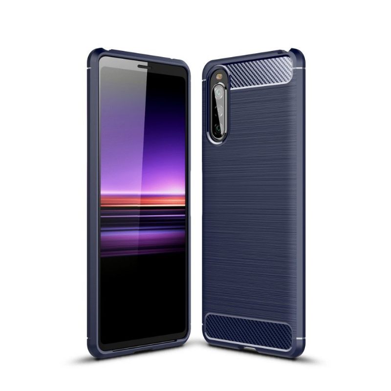 Hoesje voor Sony Xperia 10 II Het Flexibele Geborstelde Effect Janice