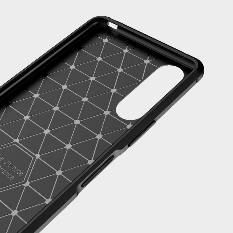 Hoesje voor Sony Xperia 10 II Het Flexibele Geborstelde Effect Janice