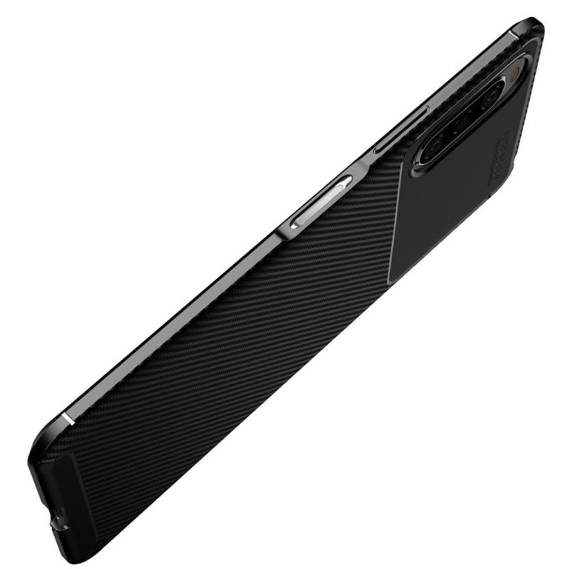 Hoesje voor Sony Xperia 10 II Koolstofvezeleffect