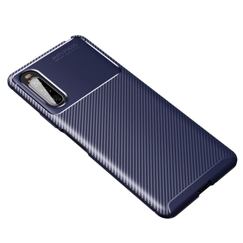 Hoesje voor Sony Xperia 10 II Koolstofvezeleffect