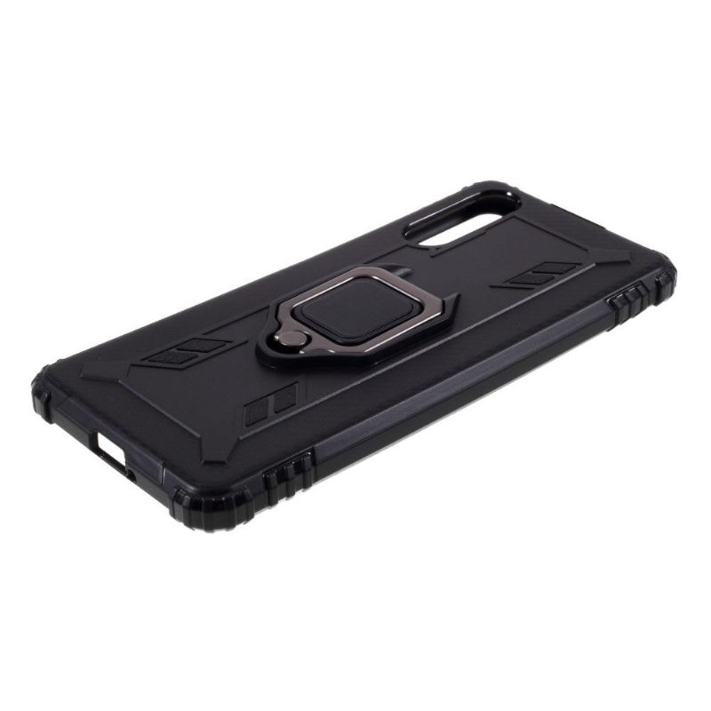 Telefoonhoesje voor Sony Xperia 10 II Bescherming Carbon Look Met Steunring