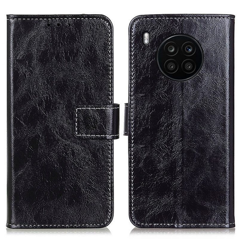 Flip Case voor Honor 50 Lite Vlinders Met Schouderriem