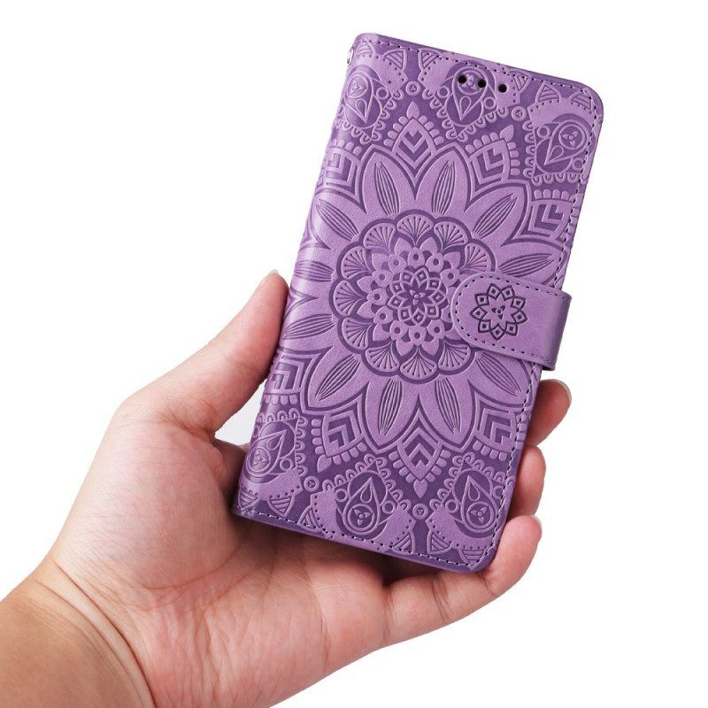 Flip Case voor Honor 90 Lite Met Ketting Mandala Met Bandje