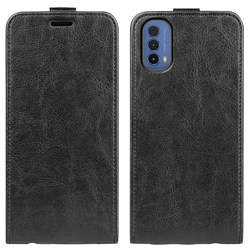 Flip Case voor Moto E40 / E30 / E20 Folio-hoesje Retro Opvouwbaar
