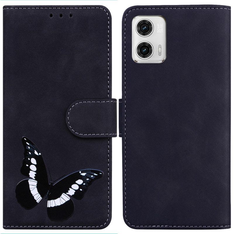 Flip Case voor Moto G73 5G Vlinder Ontwerp