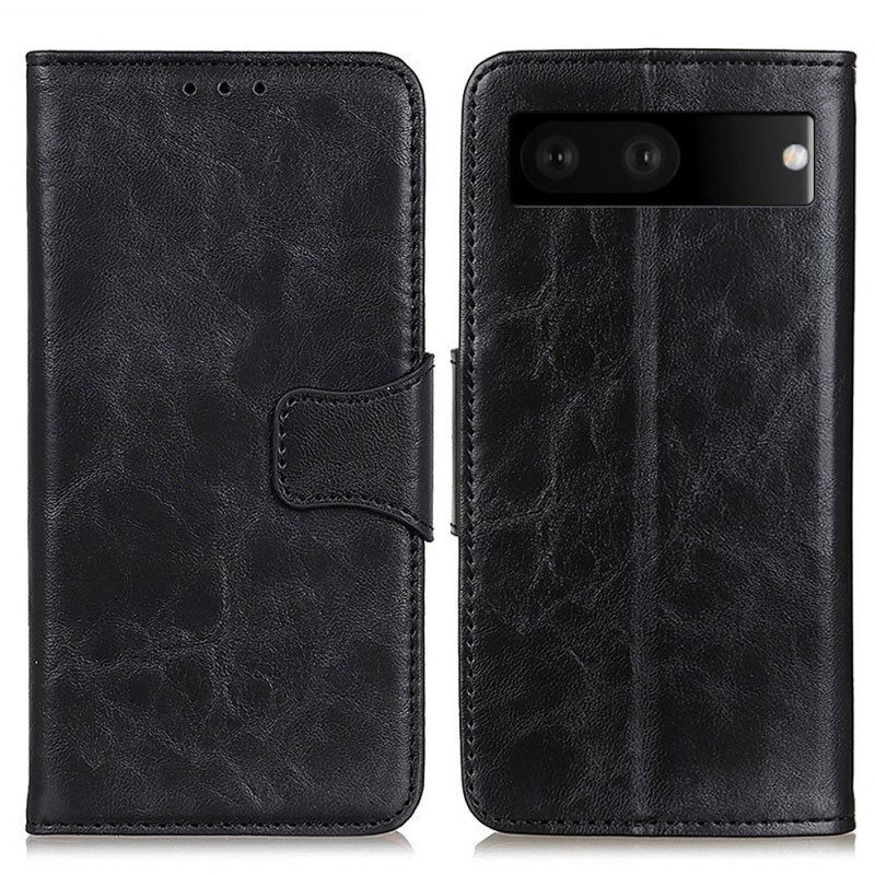 Folio-hoesje voor Google Pixel 7 Split Lederen Omkeerbare Sluiting