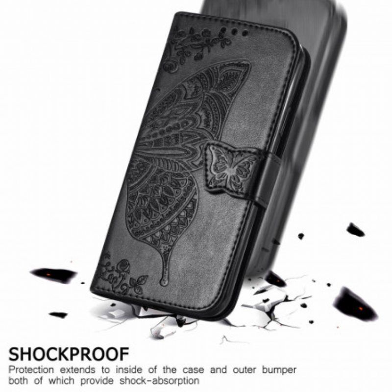 Folio-hoesje voor Moto G50 Halve Vlinder
