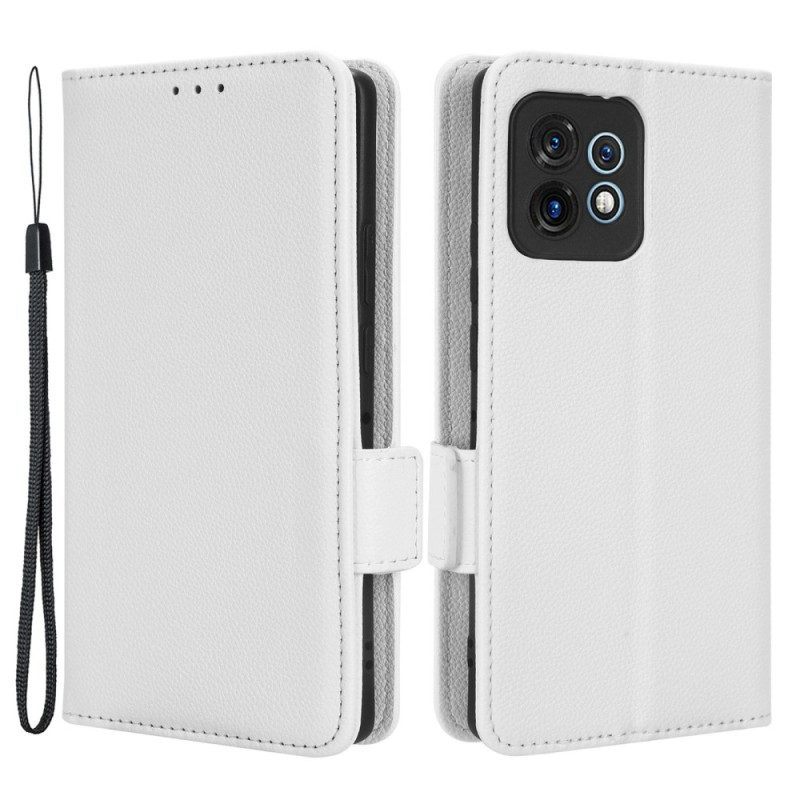 Folio-hoesje voor Motorola Edge 40 Pro Finesse Dubbele Sluiting