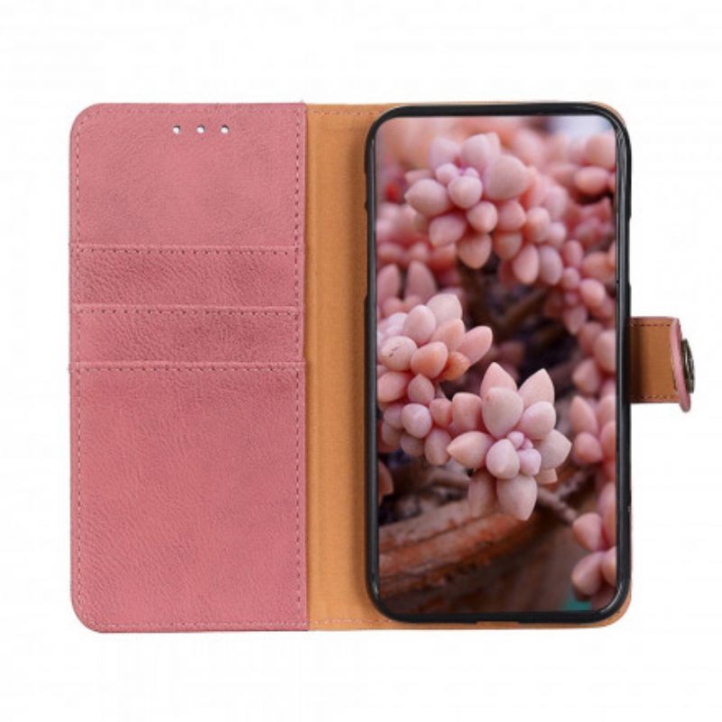 Folio-hoesje voor Oppo A15 Imitatieleer Khazneh