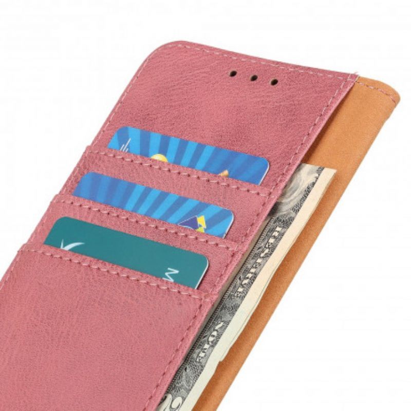 Folio-hoesje voor Oppo A15 Imitatieleer Khazneh
