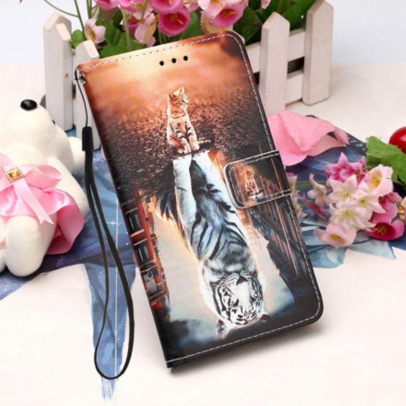Folio-hoesje voor Samsung Galaxy M12 / A12 Ernest En De Reflectie
