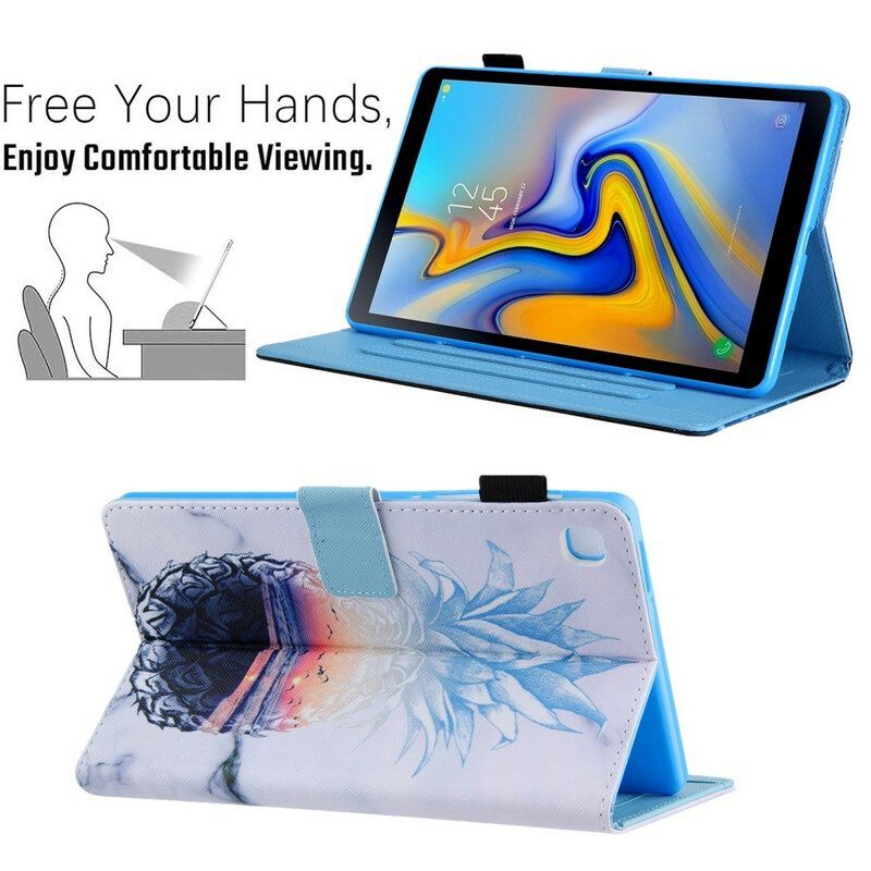 Folio-hoesje voor Samsung Galaxy Tab A7 Lite Ananas Patroon